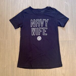 Navy Wife Tee